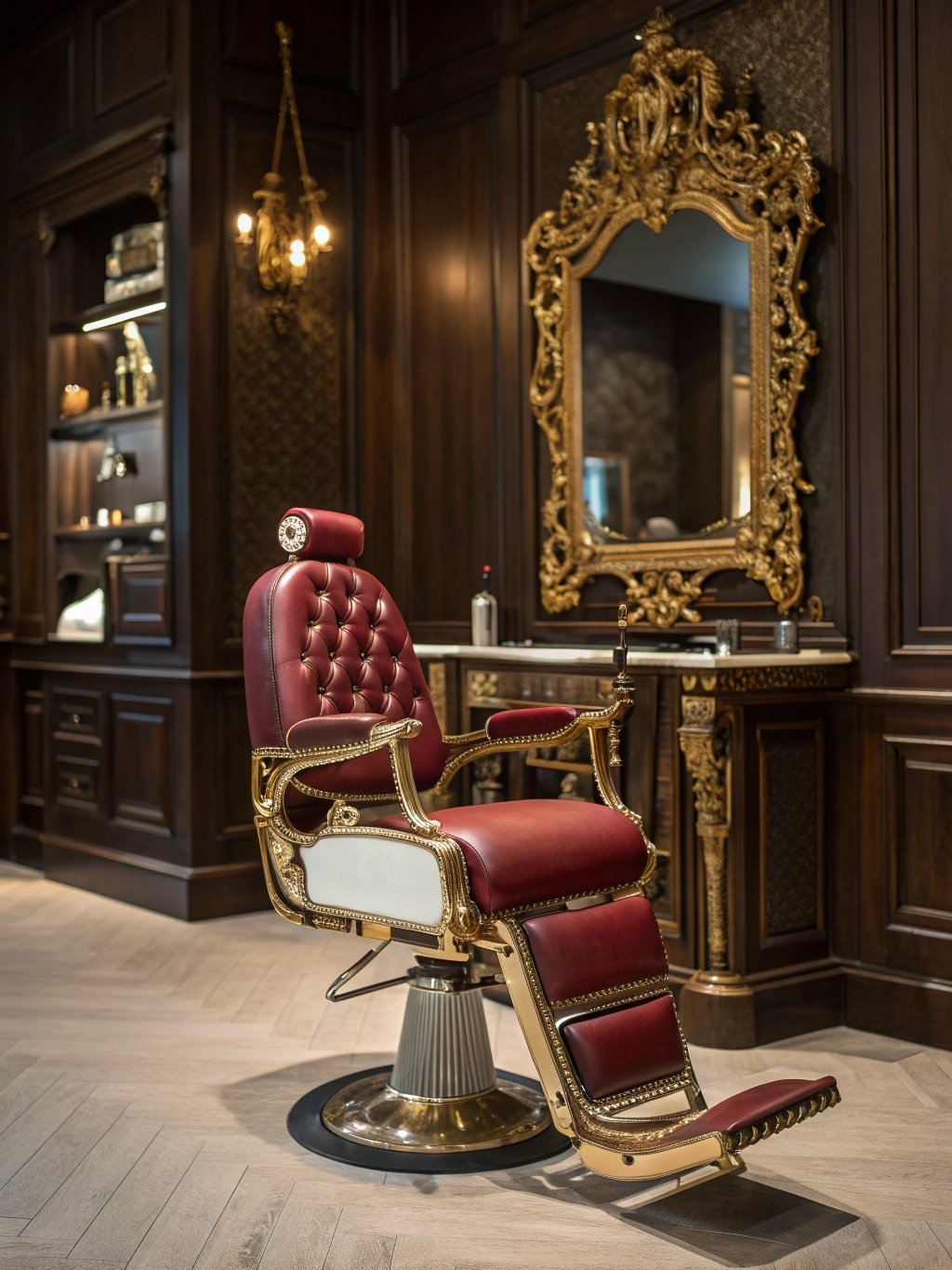 Fauteuil de barbier vintage - Maison Bellucci