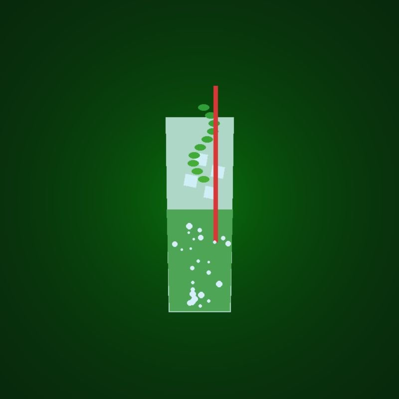 Mojito cocktail plage